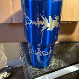 Lake Murray Blue Stainless Insulated Tumbler